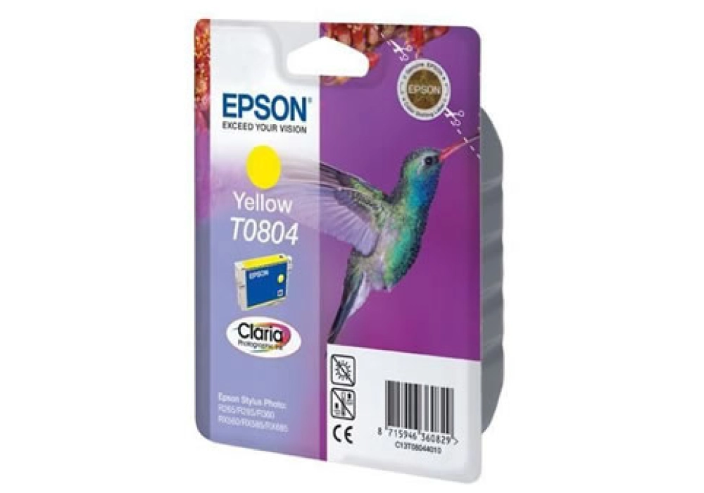 Epson Ink Cartridge T0804 - Yellow
