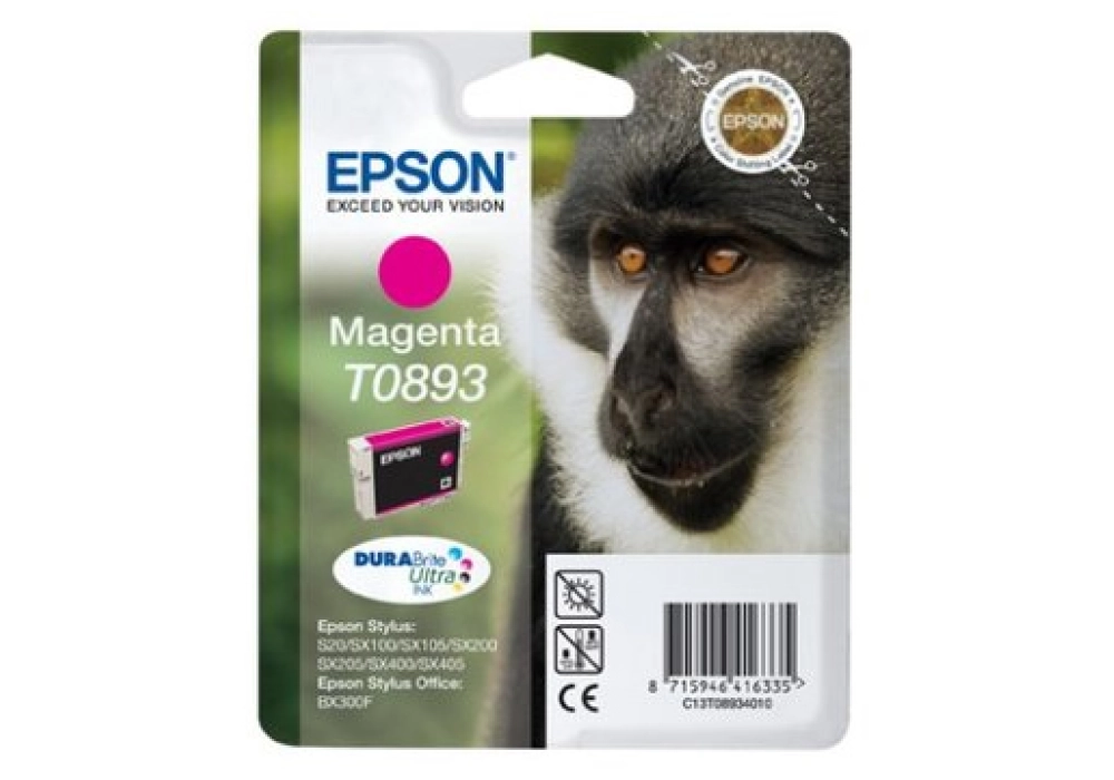 Epson Ink Cartridge T0893 - Magenta