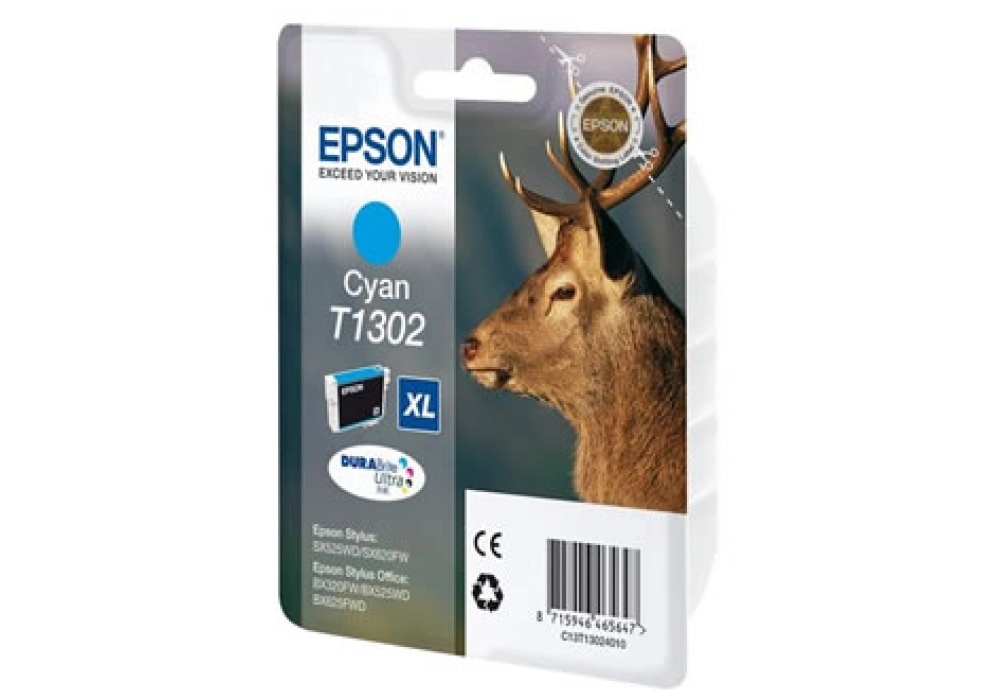 Epson Ink Cartridge T1302 XL - Cyan