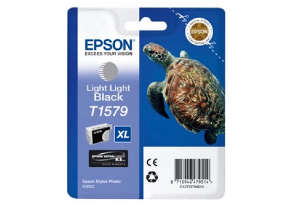 Epson Ink Cartridge T1579 XL - Light Light Black