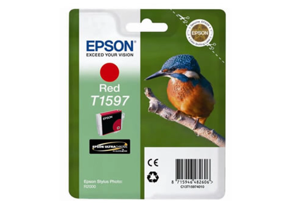 Epson Ink Cartridge T1597 - Red