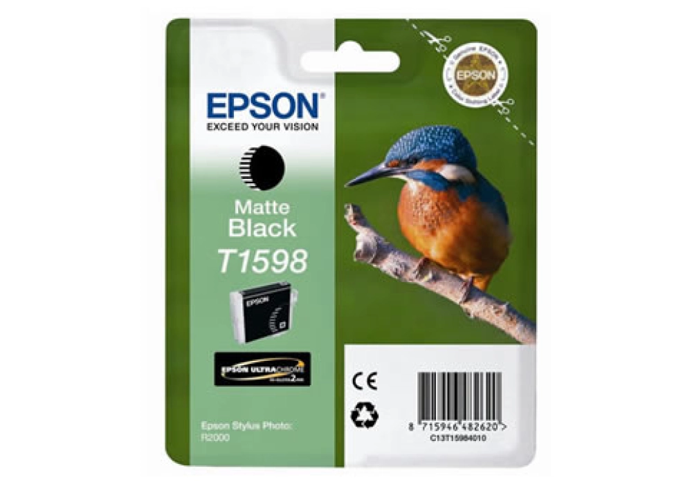 Epson Ink Cartridge T1598 - Matte Black