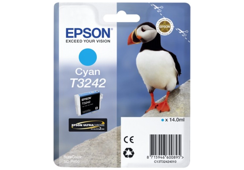 Epson Ink Cartridge T3242 - Cyan