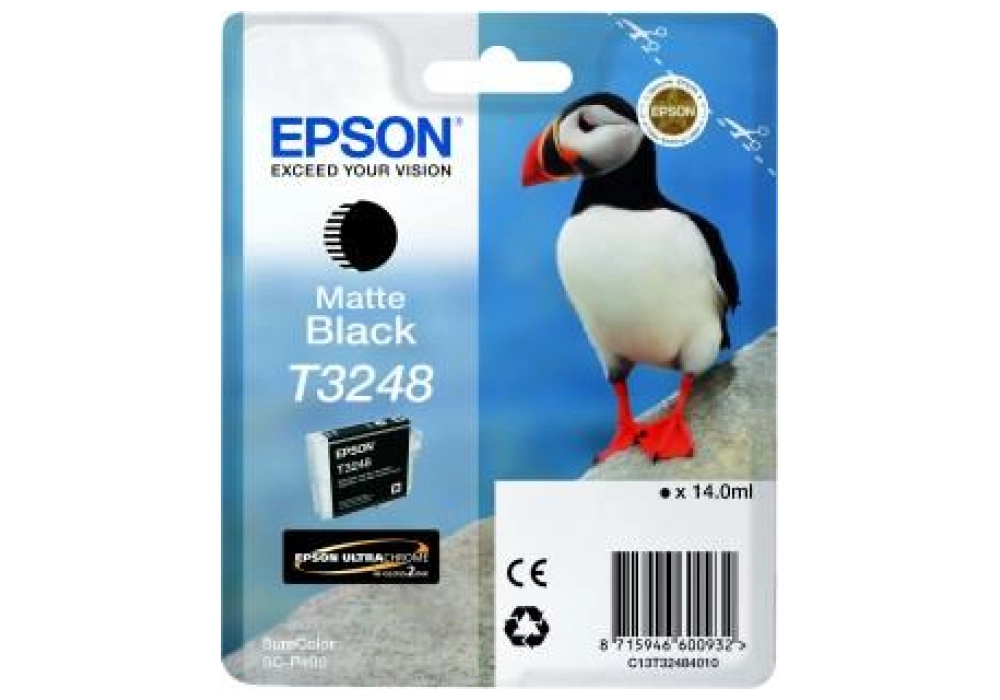 Epson Ink Cartridge T3248 - Matte Black