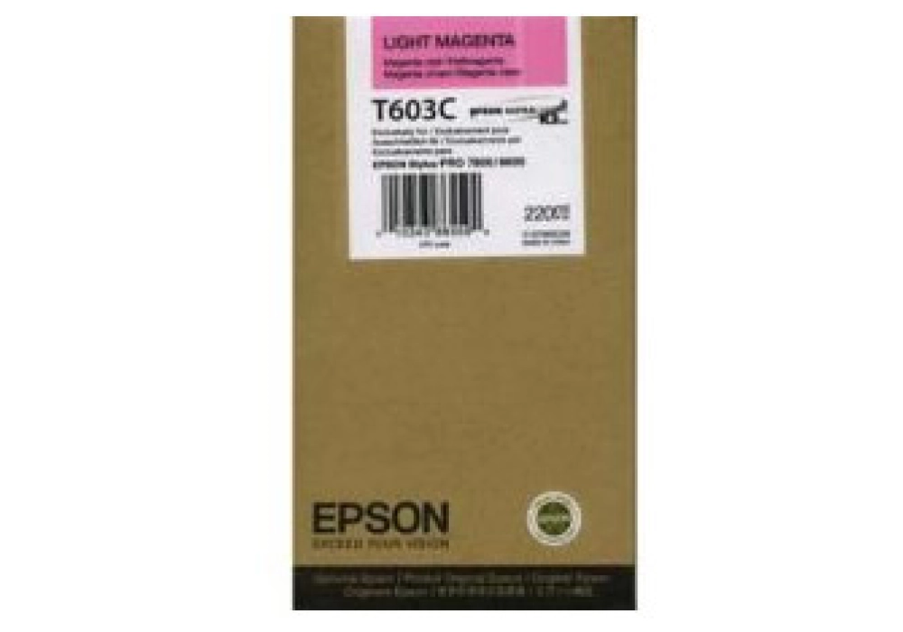 Epson Ink Cartridge T603C - Light Magenta