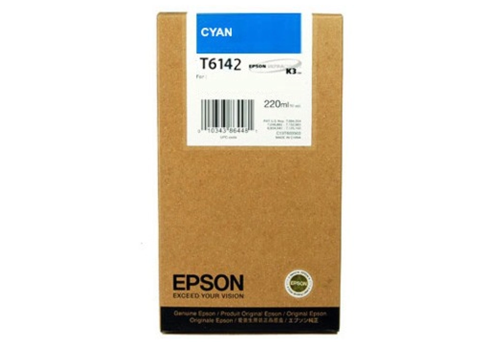 Epson Ink Cartridge T6142 - Cyan