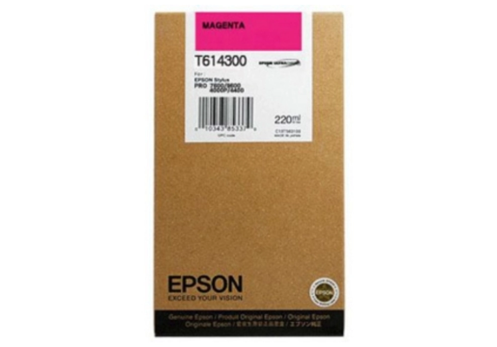 Epson Ink Cartridge T6143 - Magenta