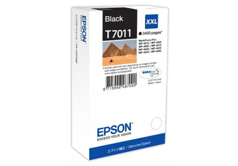 Epson Ink Cartridge T7011 XXL - Black
