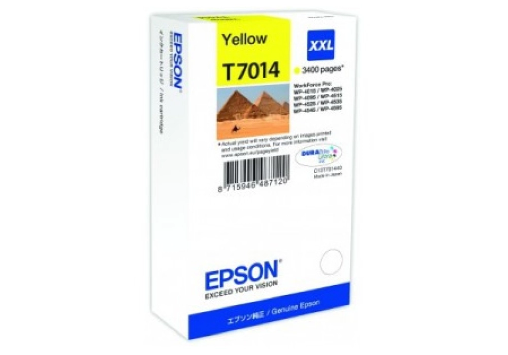 Epson Ink Cartridge T7014 XXL - Yellow