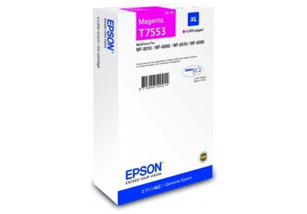 Epson Ink Cartridge T7553 XL - Magenta