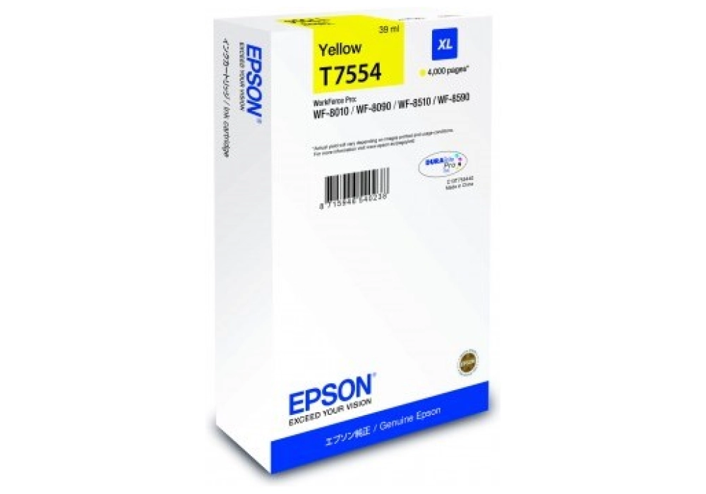 Epson Ink Cartridge T7554 XL - Yellow