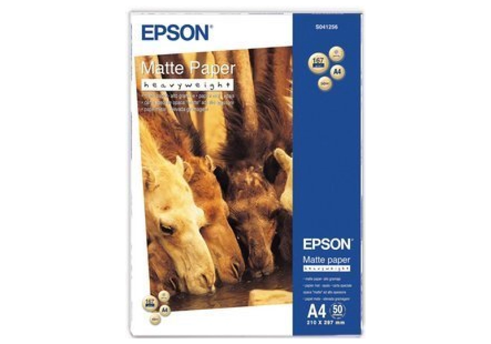Epson Matte Paper - Heavyweight A4, 167g/m² - 50 feuilles