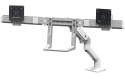 Ergotron HX Desk Dual Monitor Arm (White)
