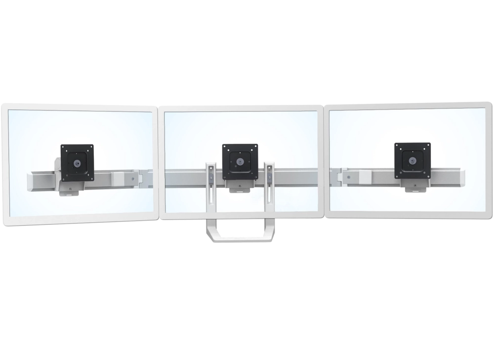 Ergotron HX Desk Triple Monitor Arm (White)