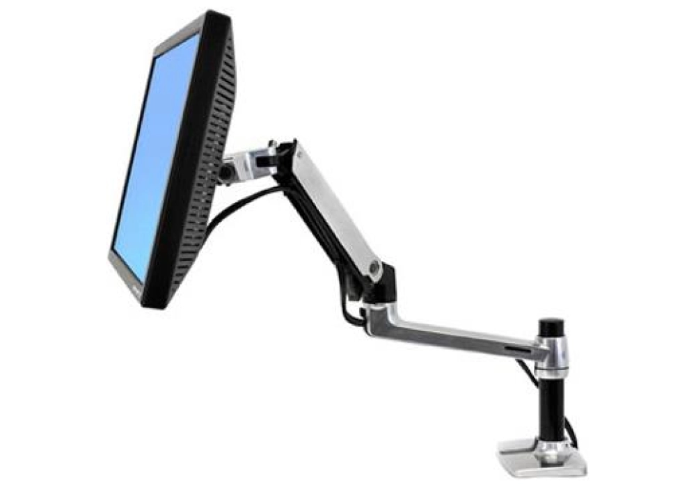 Ergotron LX Desk Mount LCD Monitor Arm (Polished Aluminum)