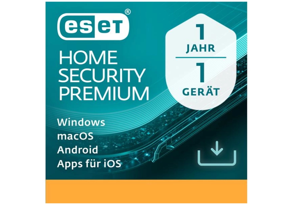 ESET HOME Security Premium 1PC 1 an - No CD/DVD - Clé envoyée par mail