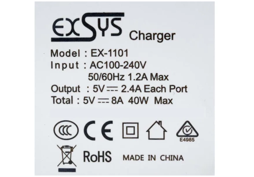 Exsys Station de recharge EX-1101