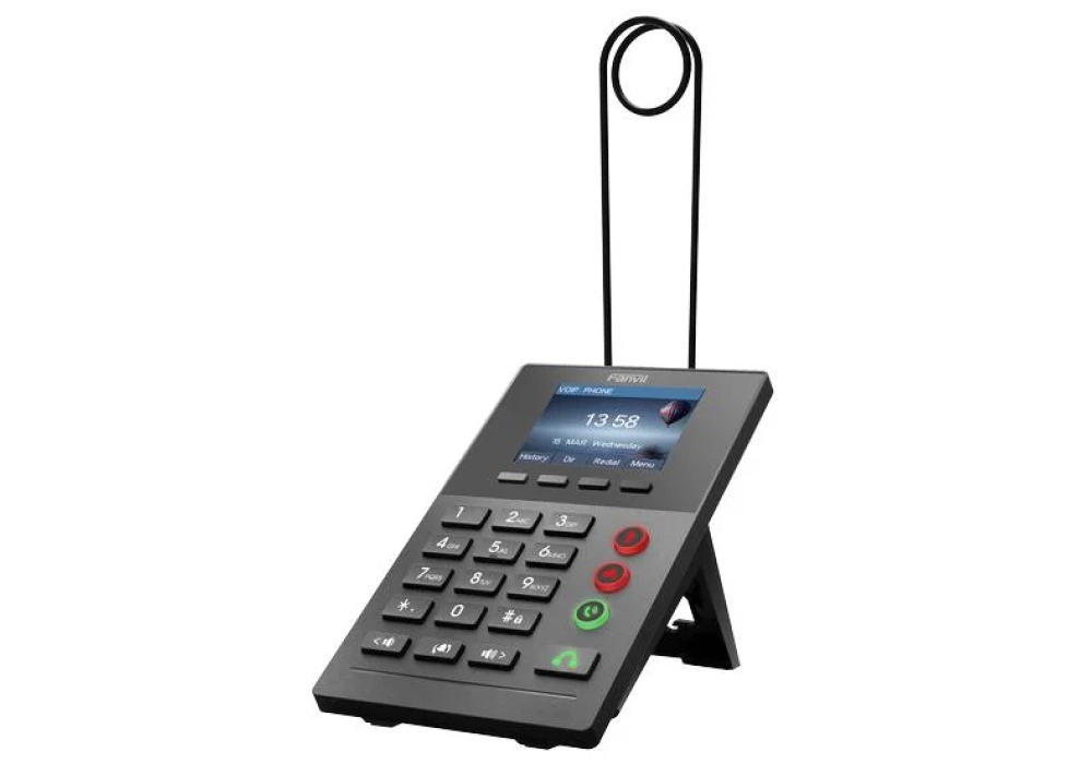 Fanvil Téléphone de bureau X2P Noir