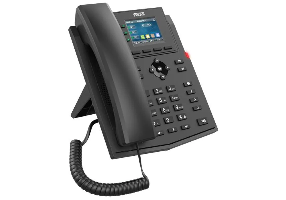 Fanvil Téléphone de bureau X303P Noir