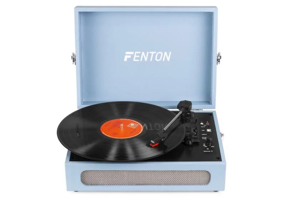 Fenton Tourne-disque Bluetooth RP118E Bleu