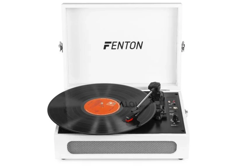 Fenton Tourne-disque Bluetooth RP118F Blanc
