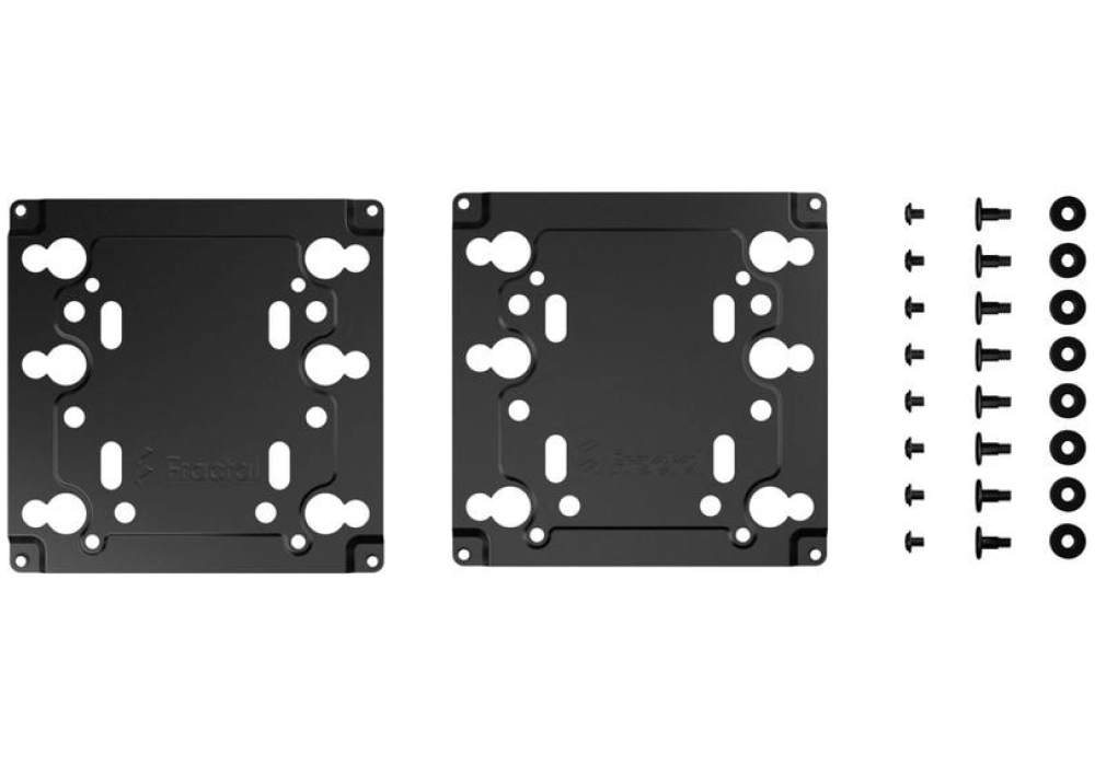 Fractal Design Support Universal Multibracket Type A - Pack de 2 (Noir)
