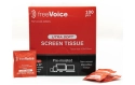freeVoice Screen Cleaner Cloth 100 pcs