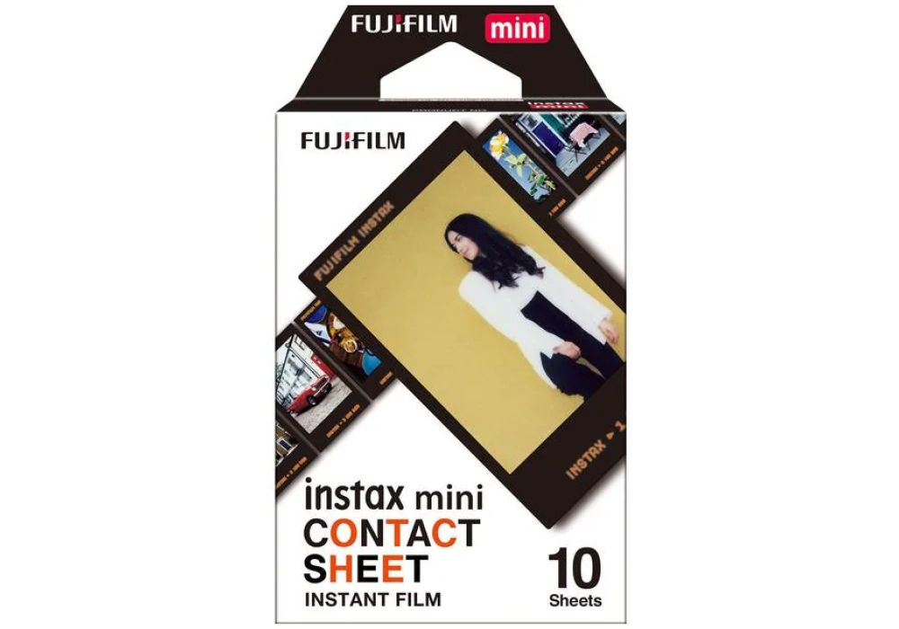 Fujifilm Film instantané Instax Mini – 10 feuilles Contact