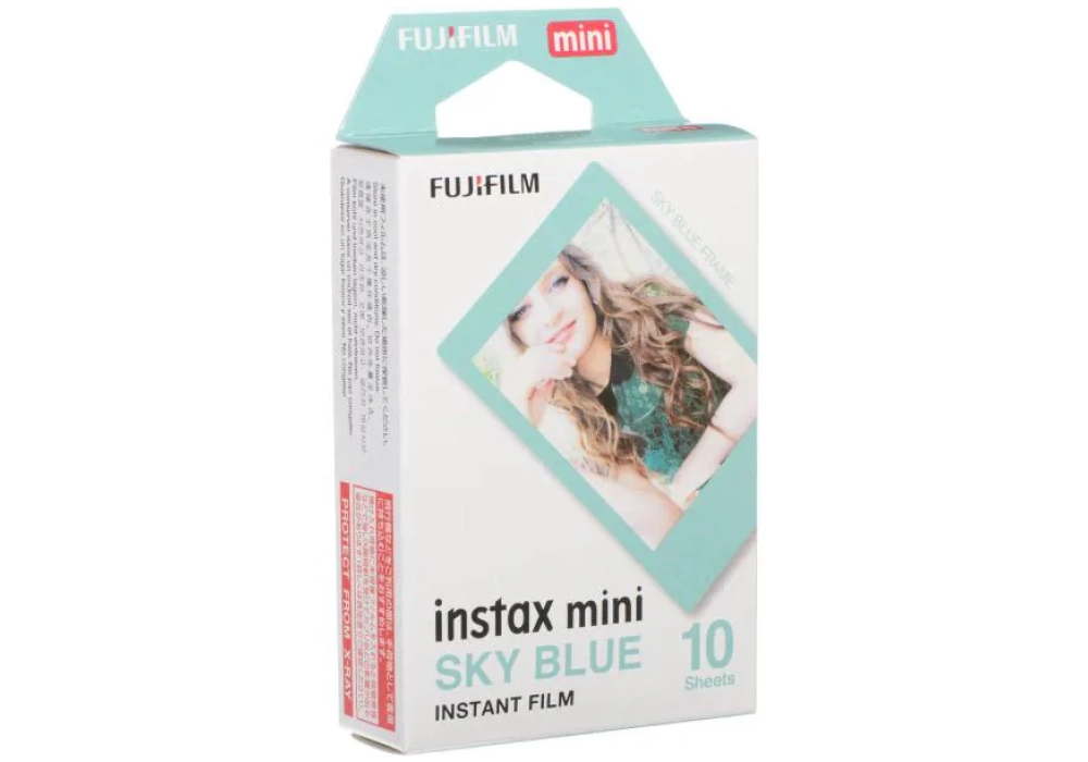 Fujifilm Film instantané Instax Mini 10 feuilles bleu