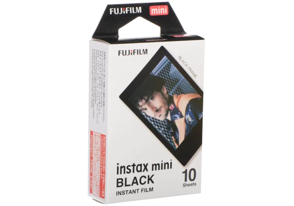 Fujifilm Film instantané Instax Mini 10 feuilles Noir