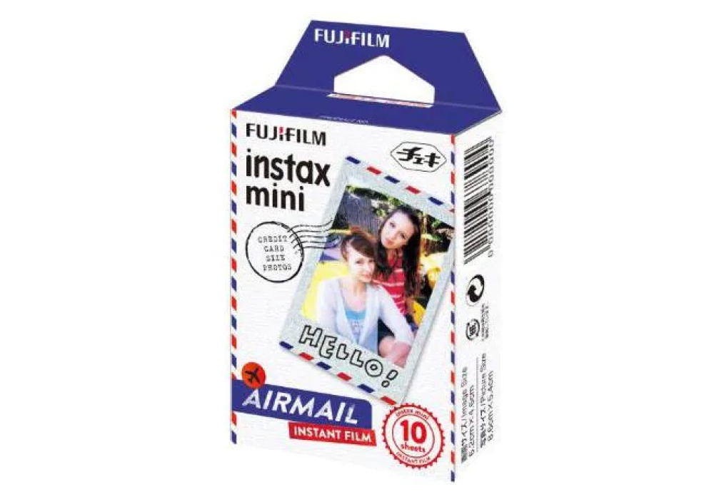 Fujifilm Film instantané Instax Mini Airmail 10 feuilles