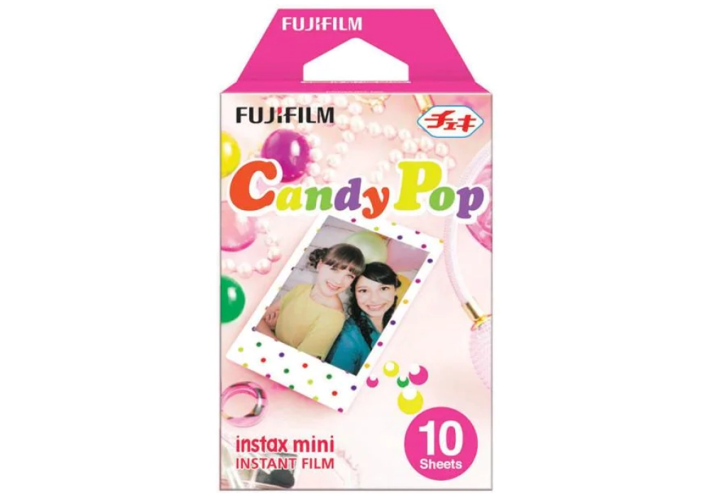 Fujifilm Film instantané Instax Mini Candy pop 10 feuilles