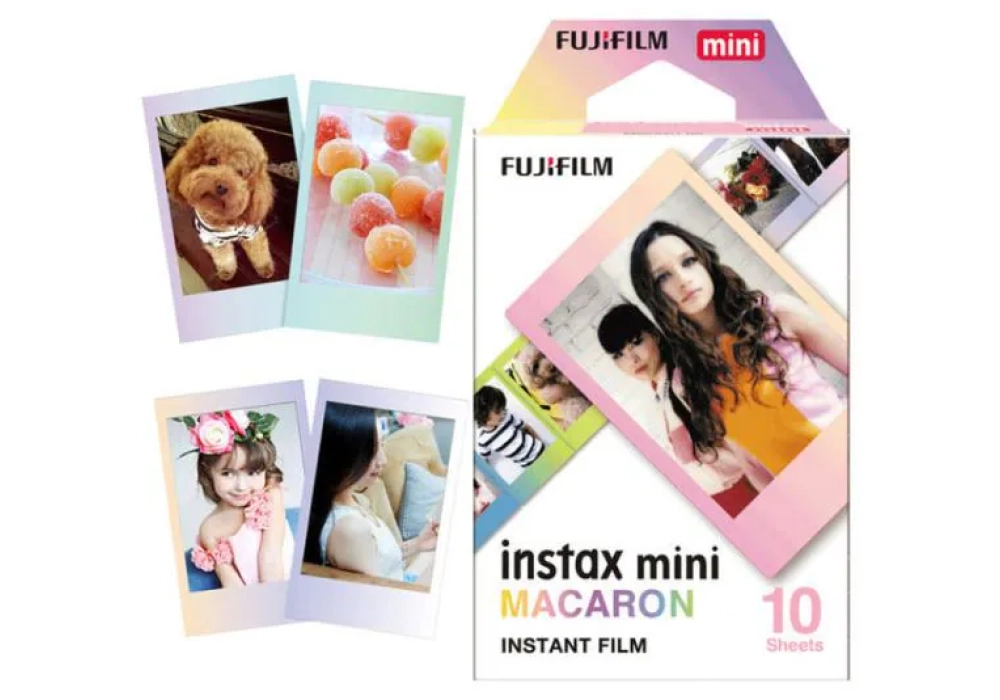 Fujifilm Film instantané Instax Mini Macaron 10 feuilles