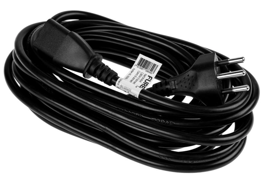 FURBER.power Câble d'alimentation C13-T12 - 5.0 m (Noir)