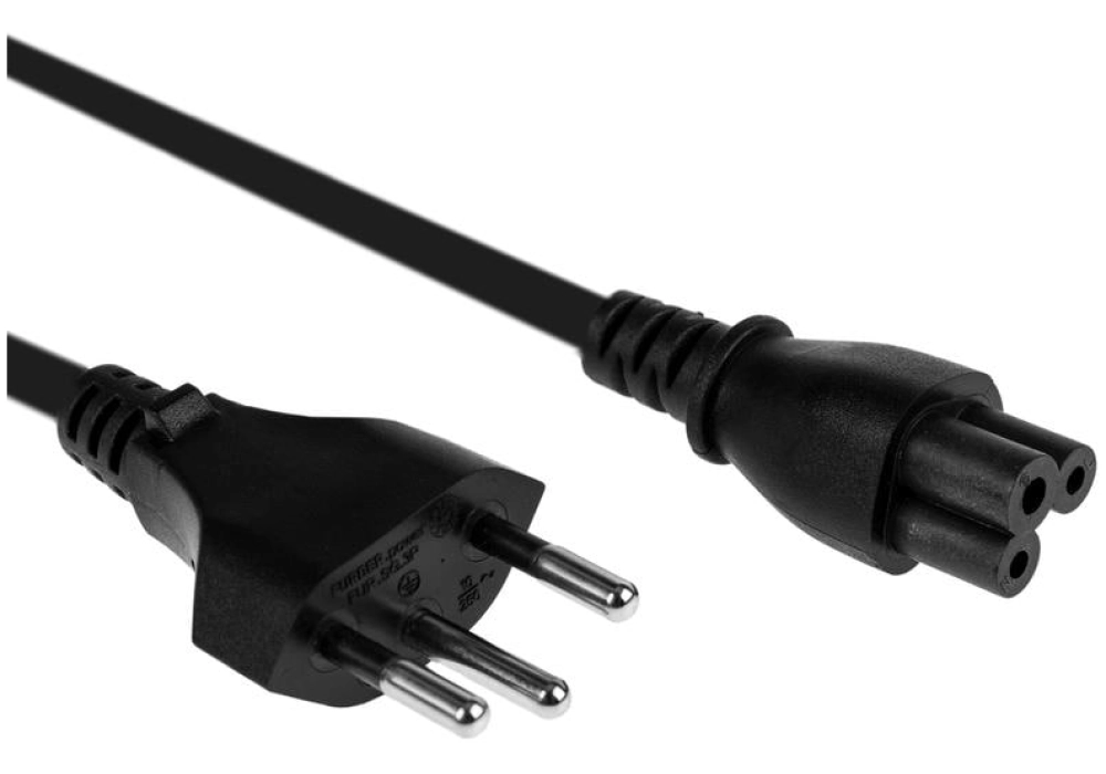 FURBER.power Câble d'alimentation C5-T12 - 0.5 m (Noir)