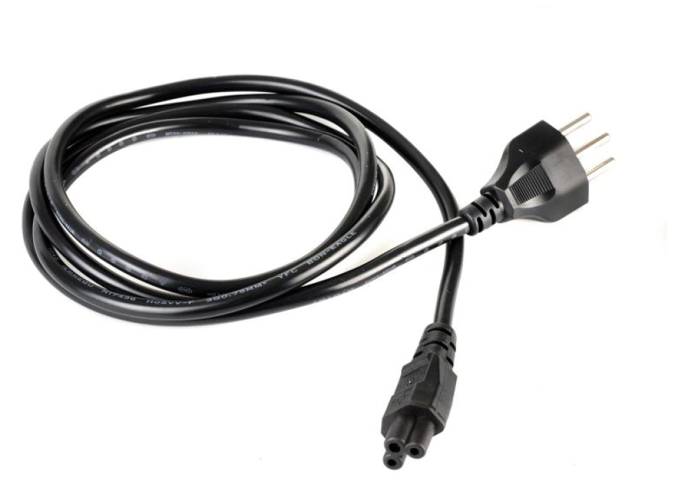 FURBER.power Câble d'alimentation C5-T12 - 1.8 m (Noir)