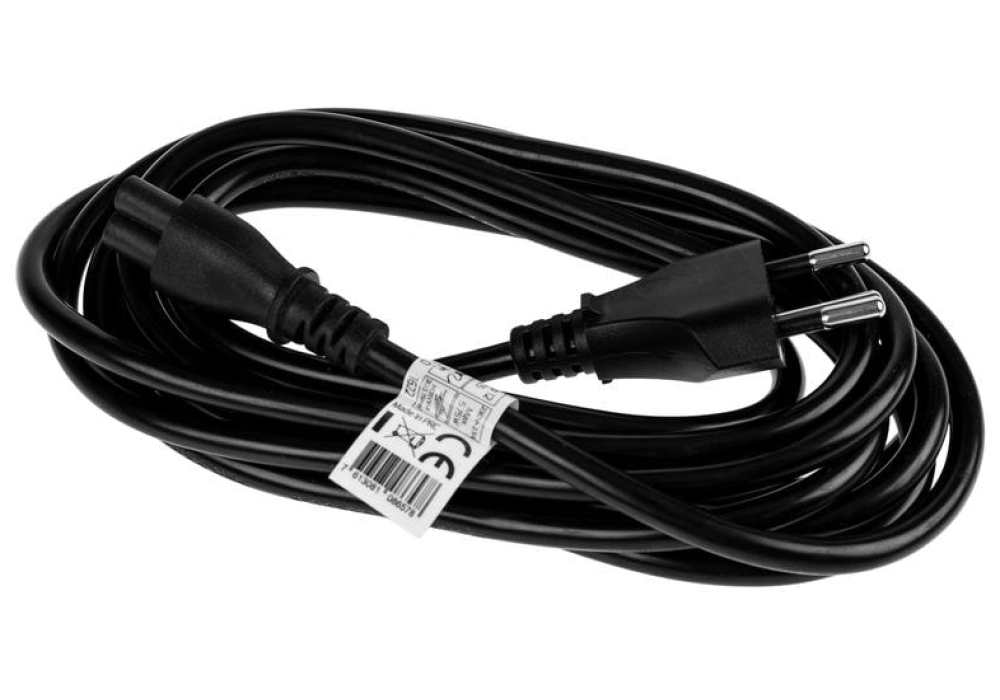 FURBER.power Câble d'alimentation C5-T12 - 3.0 m (Noir)