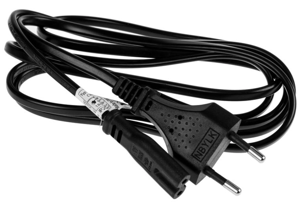 FURBER.power Câble d'alimentation C7-T26 - 1.8 (Noir)