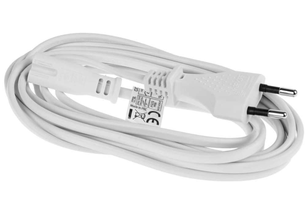 FURBER.power Câble d'alimentation C7-T26 - 3.0 m (Blanc) - F00375 