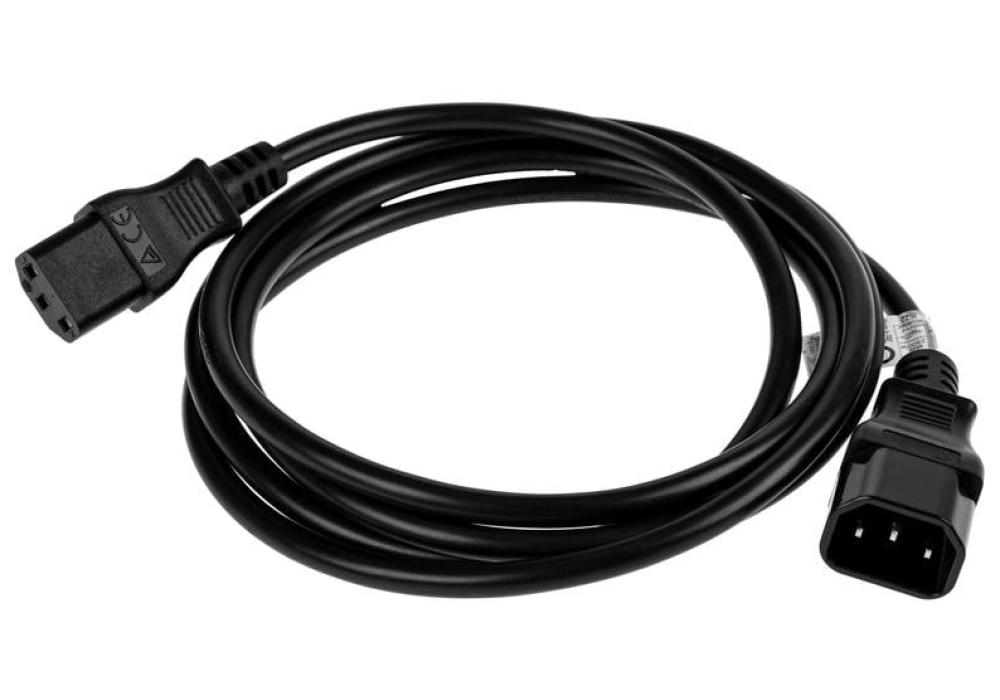FURBER.power Câble de prolongation C13-C14 - 2.0 m (Noir)