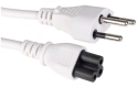 FURBER.power Câbles d’alimentation C5-T12 - 1.0 m (Blanc)