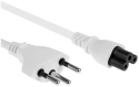 FURBER.power Câbles d’alimentation C5-T12 - 3.0 m (Blanc)