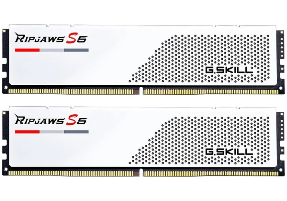 G.Skill Ripjaws S5 DDR5-5200 - 64GB (2x 32GB - CL36 - Blanc)