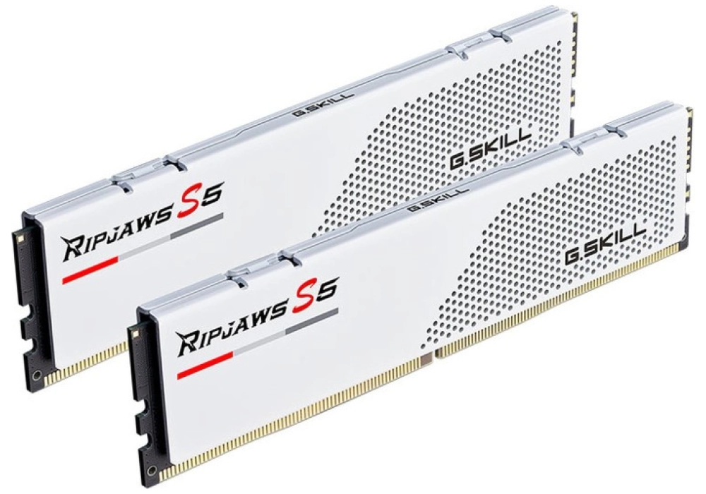 G.Skill Ripjaws S5 DDR5-6000 - 64GB (2x 32GB - CL30 - Blanc)