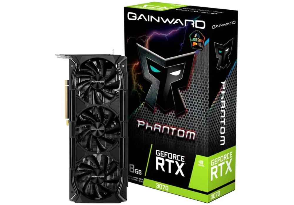 Gainward GeForce RTX 3070 Phantom+ 8 GB