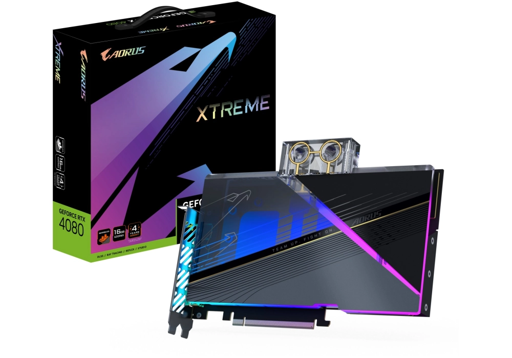 GIGABYTE AORUS GeForce RTX 4080 Xtreme Waterforce WB 16G