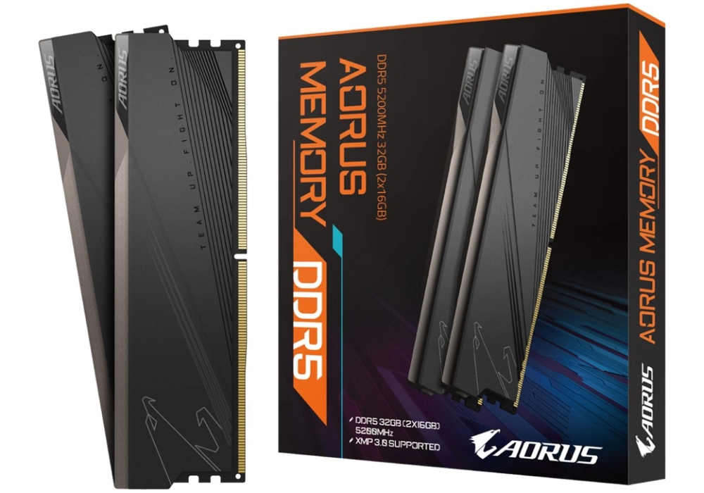 Gigabyte AORUS Memory DIMM Kit 32GB, DDR5-5200, CL40-40-40-80