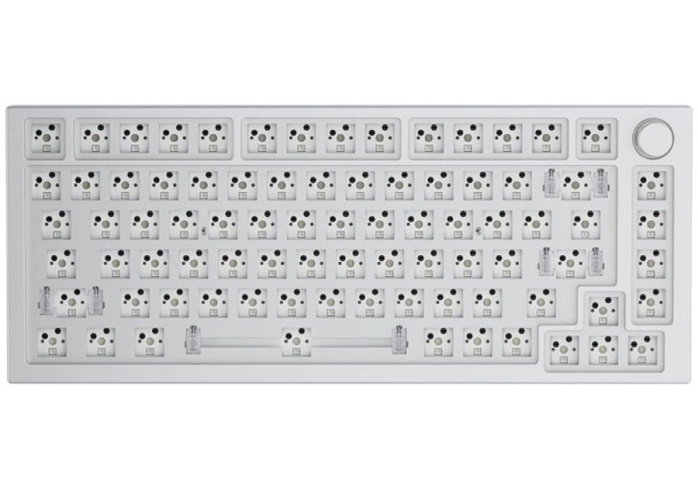 Glorious GMMK Pro TKL Gaming Keyboard Barebone - Blanc (ANSI)