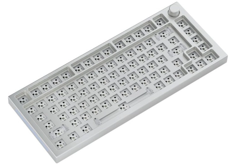 Glorious GMMK Pro TKL Gaming Keyboard Barebone - Blanc (ISO)