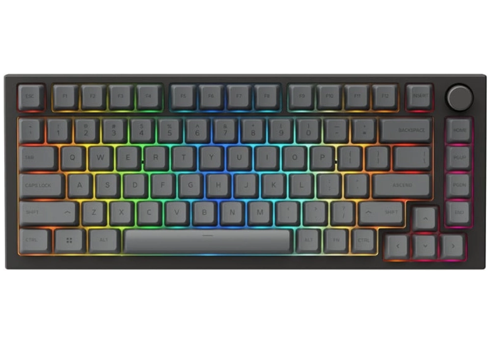 Glorious GMMK Pro TKL Gaming Keyboard Barebone - Noir (ANSI)